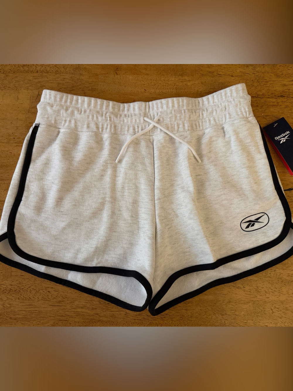 Women’s Reebok Athletic Sweat Style ComfortShorts with Black Contrast Trim